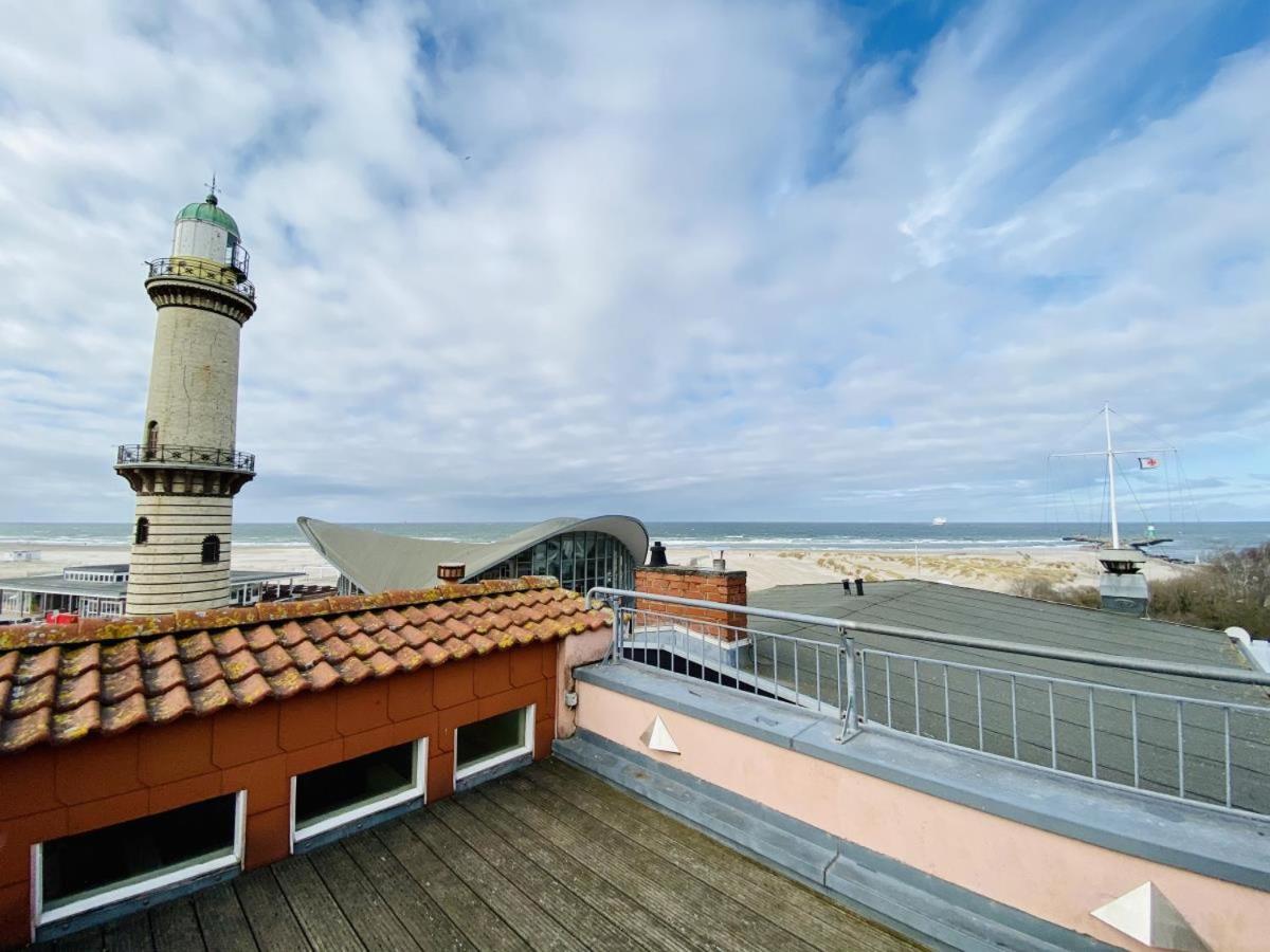Sonnendeck, Direkt Am Leuchtturm Appartement Rostock Buitenkant foto